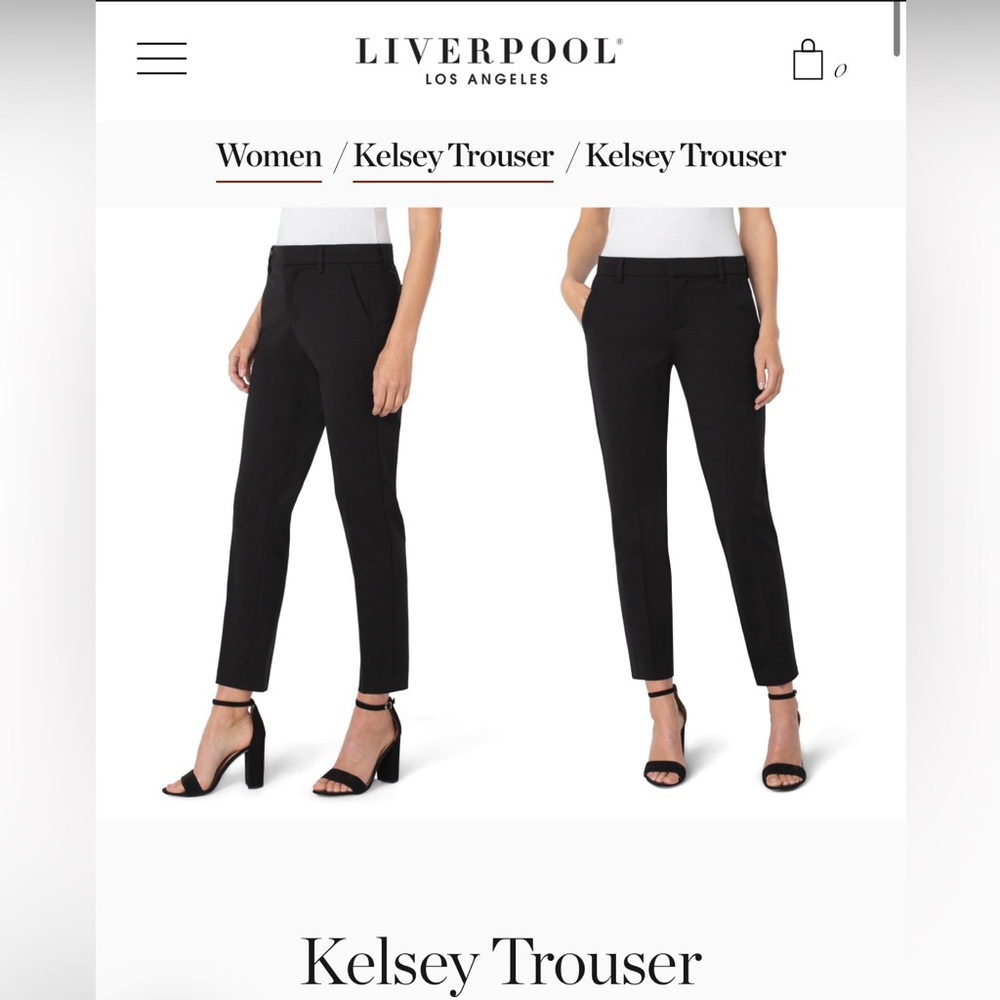 Liverpool Black Pants sz 14